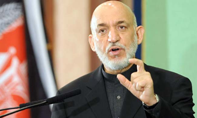 کرزی: پاکستان تحمل گسترش روابط دوستانه میان افغانستان و هند را ندارد